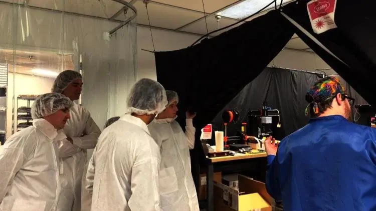 Quantum Scholars cohort tours KMLabs